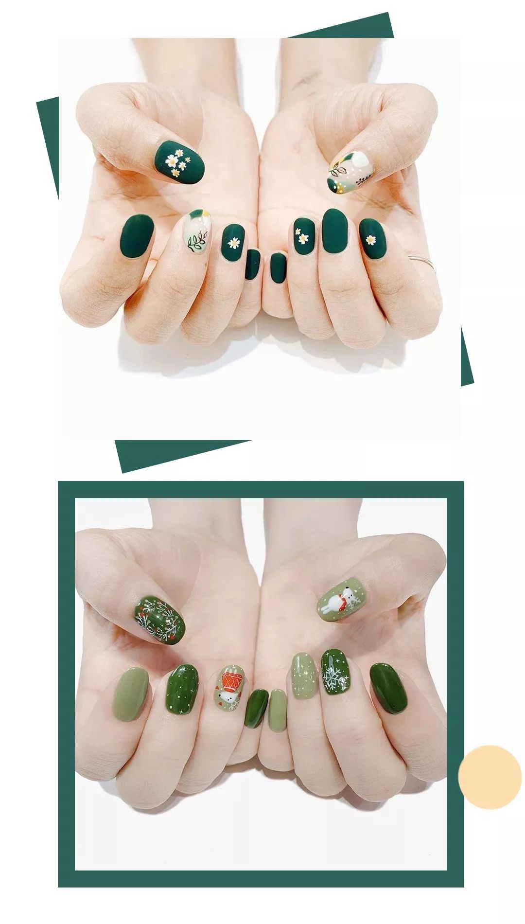 5月份最高收藏的80款热门美甲,5组收藏过万的新年美甲推荐