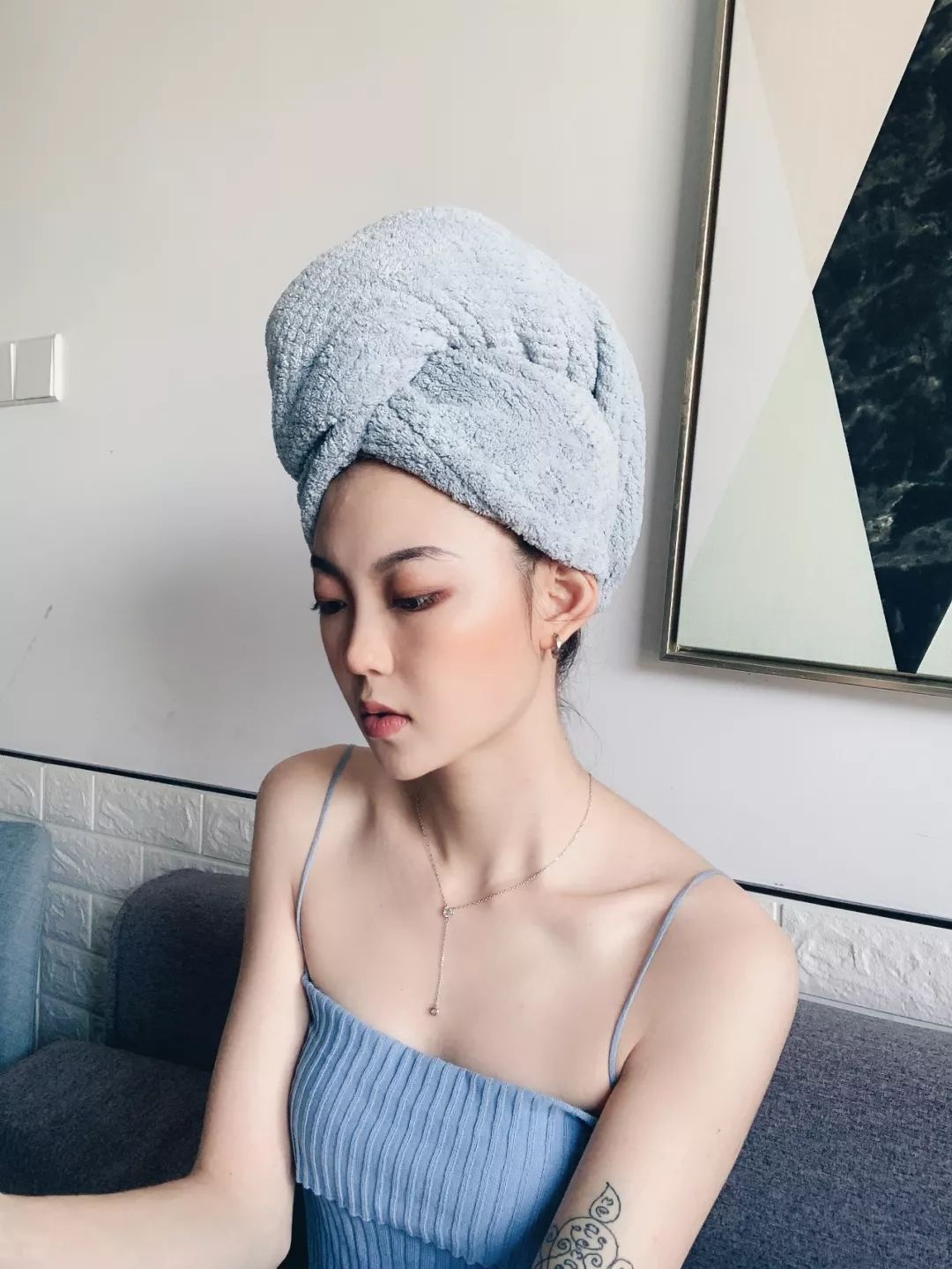 吸水性好干发帽吸水速干不伤头发,干发帽吸水速度快还不伤头发