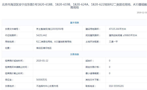 北京57宗经营性用地,北京3宗集体建设用地再入市