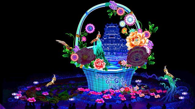 青秀山灯展游览服务信息,青秀山大型灯展白天亮灯吗