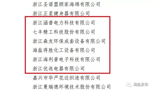 牛！海盐这家民营企业拿下了浙江“隐形冠军”
