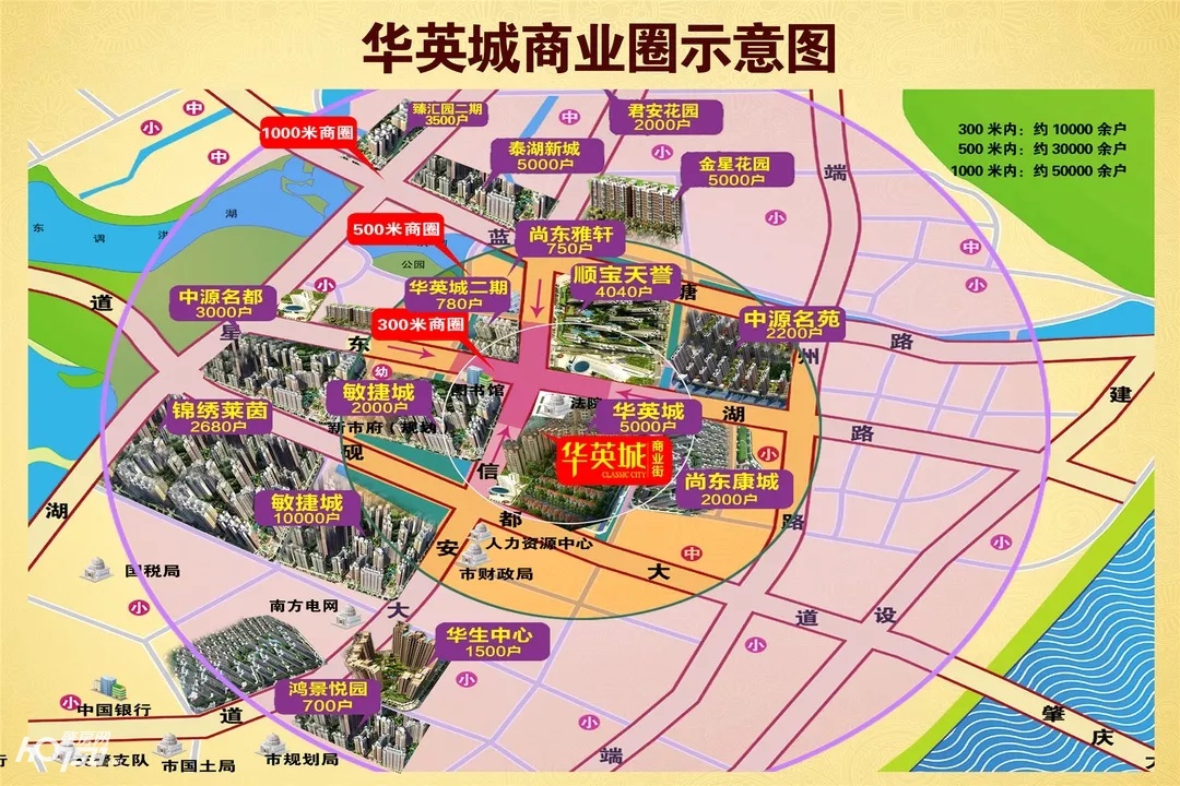 西安华英城茶叶街,华英城茶叶街的总体规划