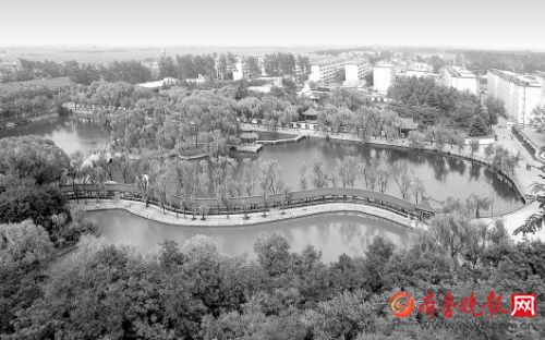 济宁采煤塌陷地一片区生态修复,山东济宁采煤塌陷地