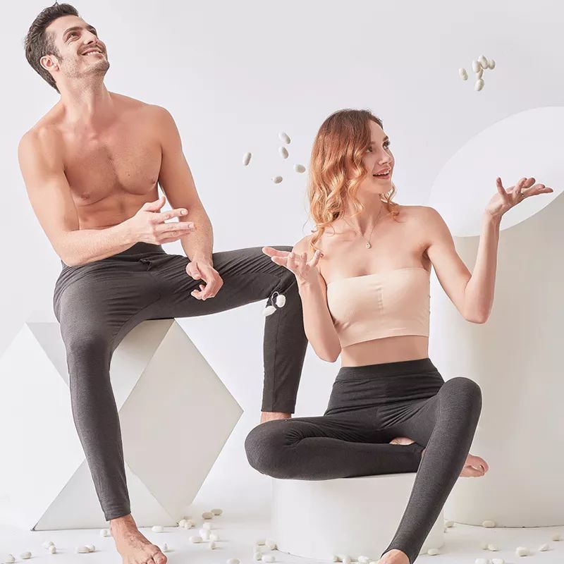 纯蚕丝被100%桑蚕丝保暖裤,蚕丝裤一条过冬