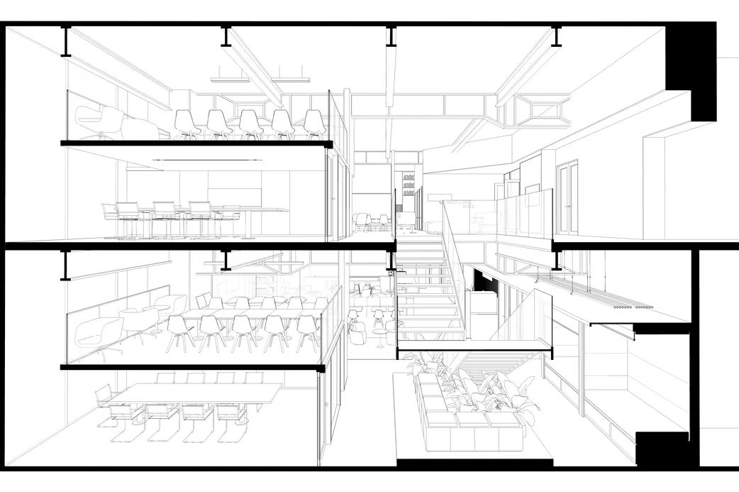 2000平方共享办公设计,联合办公室共享办公空间设计