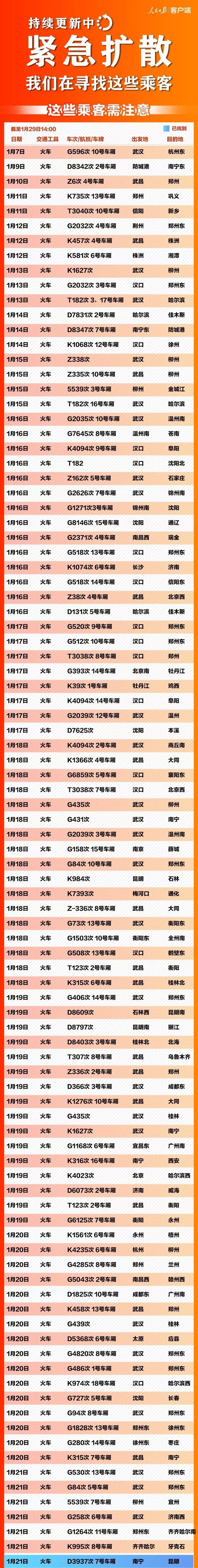 在线查询确诊病例车次,查询航班是否有确诊人员