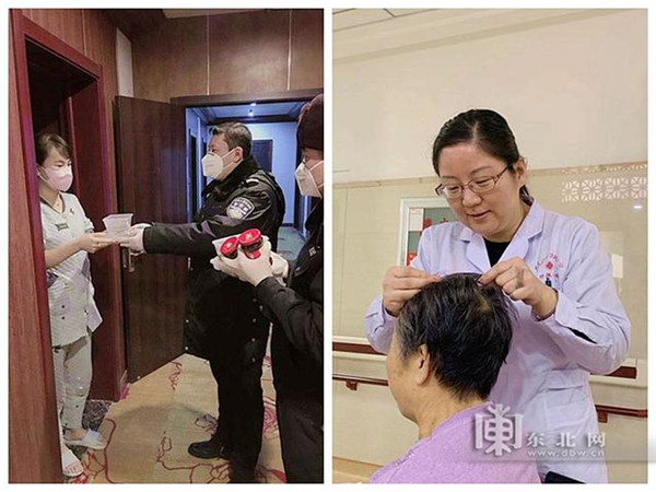 抗疫父子兵抗疫场上的最强拍档,哈尔滨抗疫一线退役军人