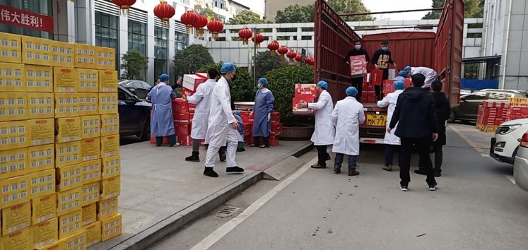 湖北盼盼食品有限公司,盼盼向湖北捐赠2000多万食品