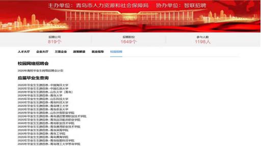 青岛高校招聘网最新招聘,青岛启动大学生招聘