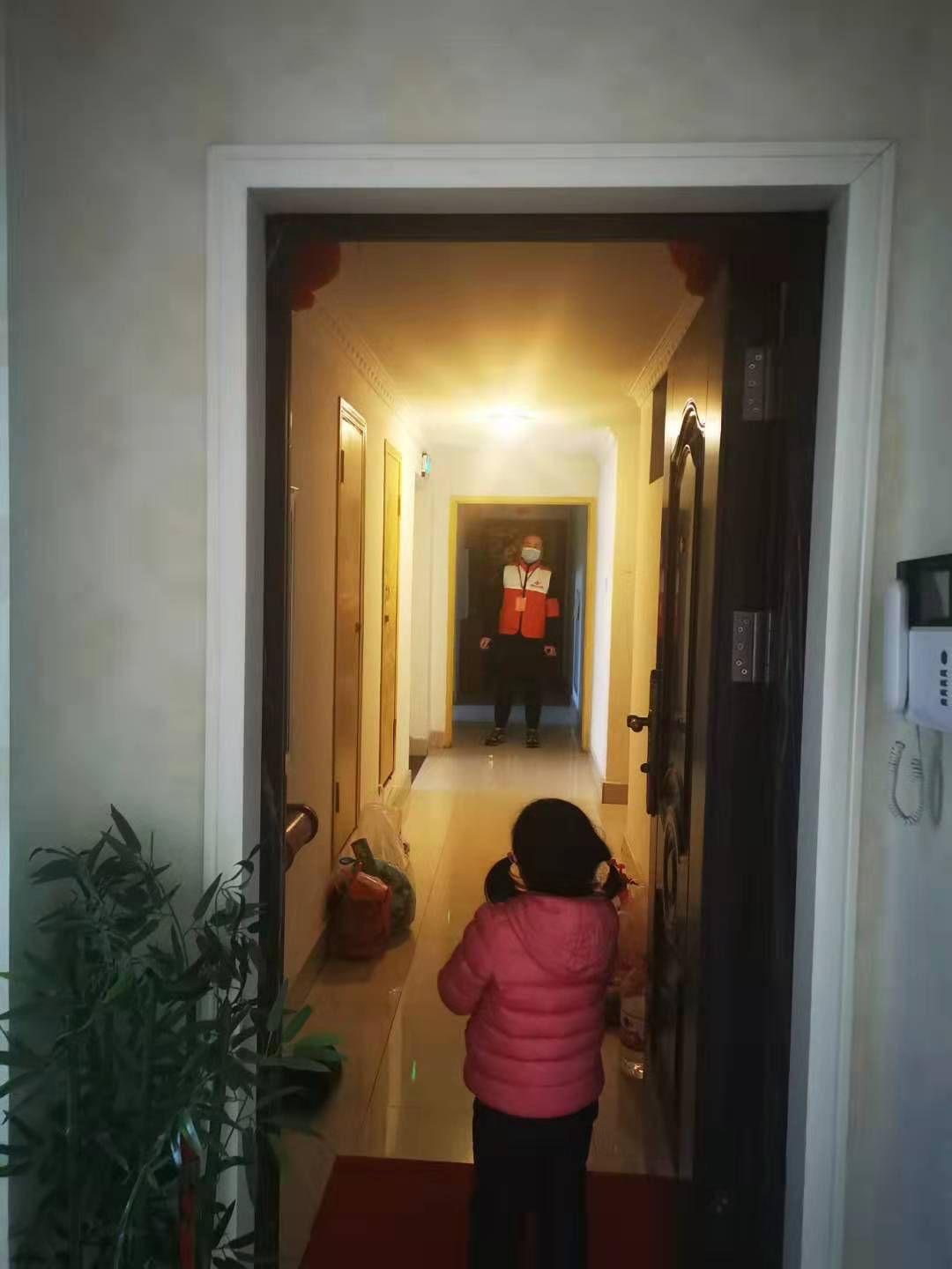 一天敲开216扇门，却只能在走廊与家人相望……丨法院战“疫”速览