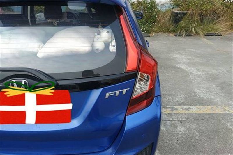 蓝色飞度带天窗,蓝色飞度