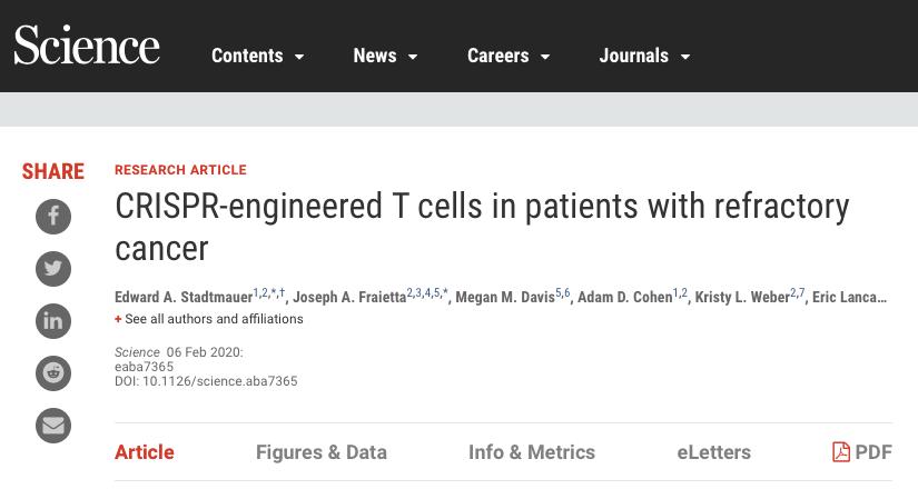 全球首款基于CRISPR基因编辑技术,crisprcas9基因编辑技术发明人
