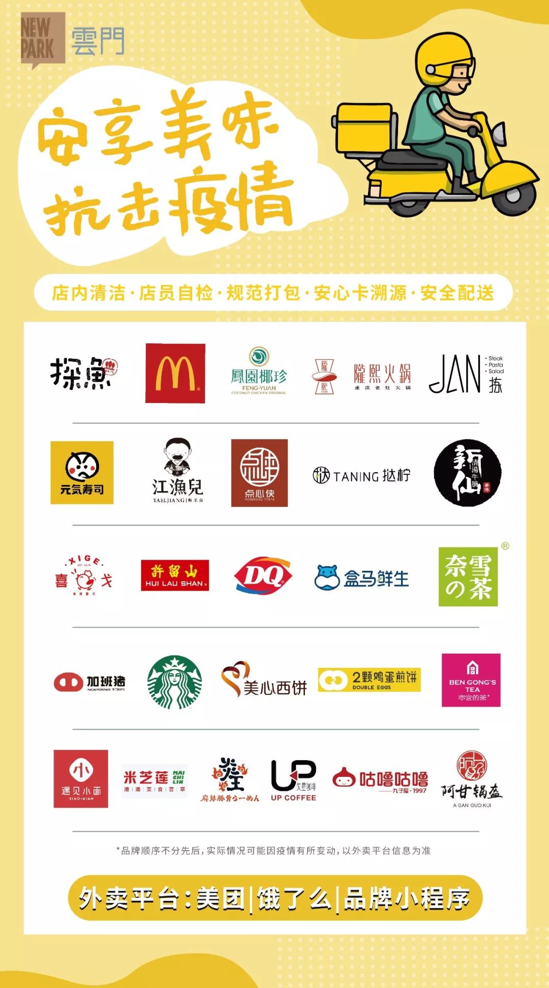 冷门外卖清单,外卖清单必点