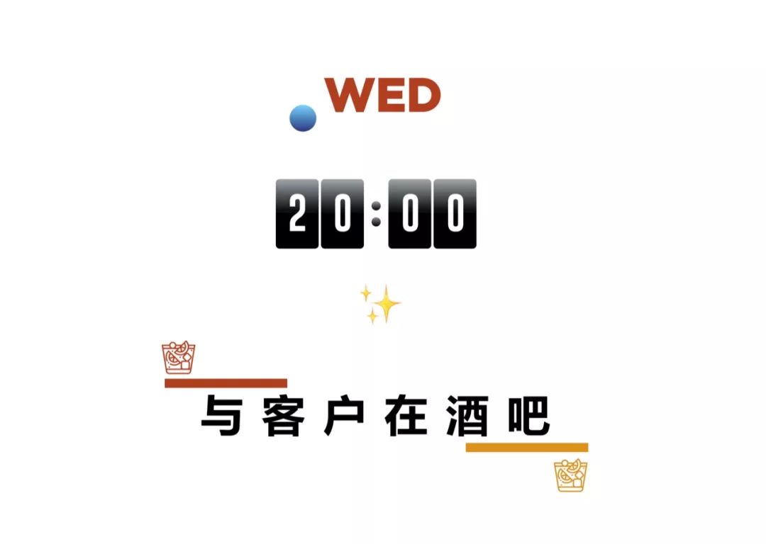 《中产出差微醺流程图》