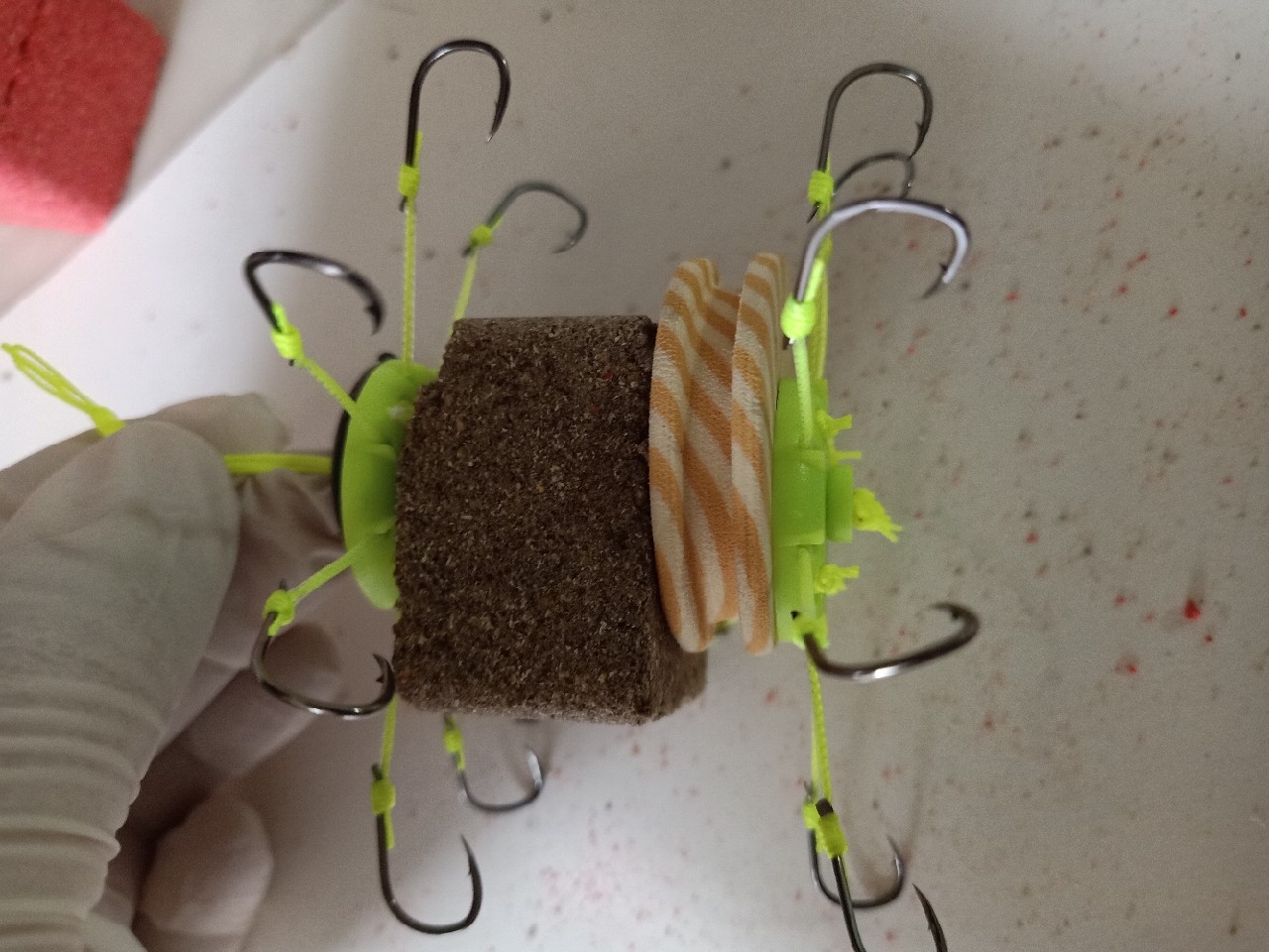 翻板钩方块饵如何钓浮,翻板钩挂两块方块饵底钓视频