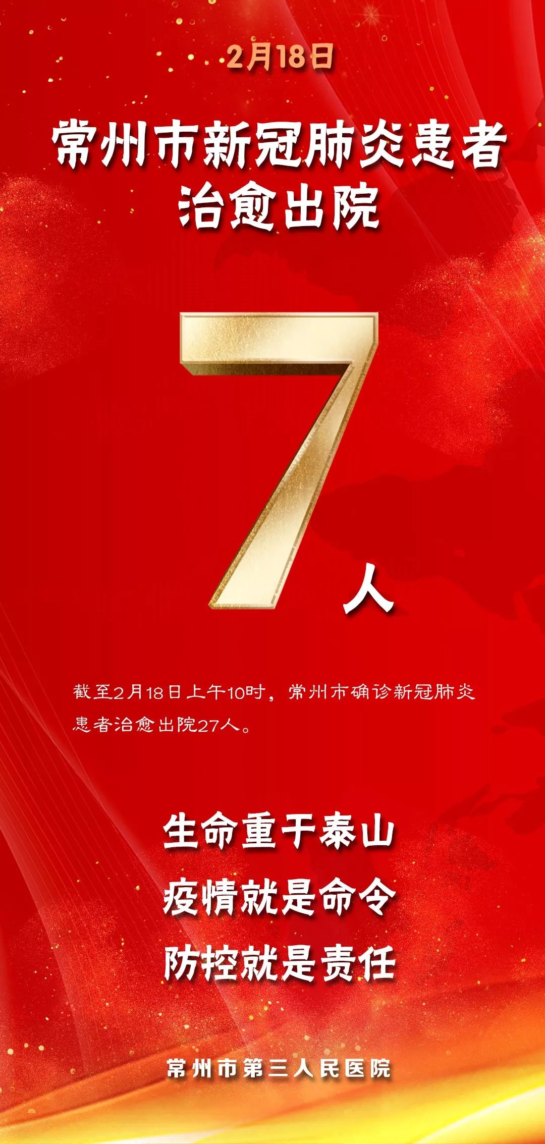 全国连续6天治愈出院超千人,又有一批患者出院了吗