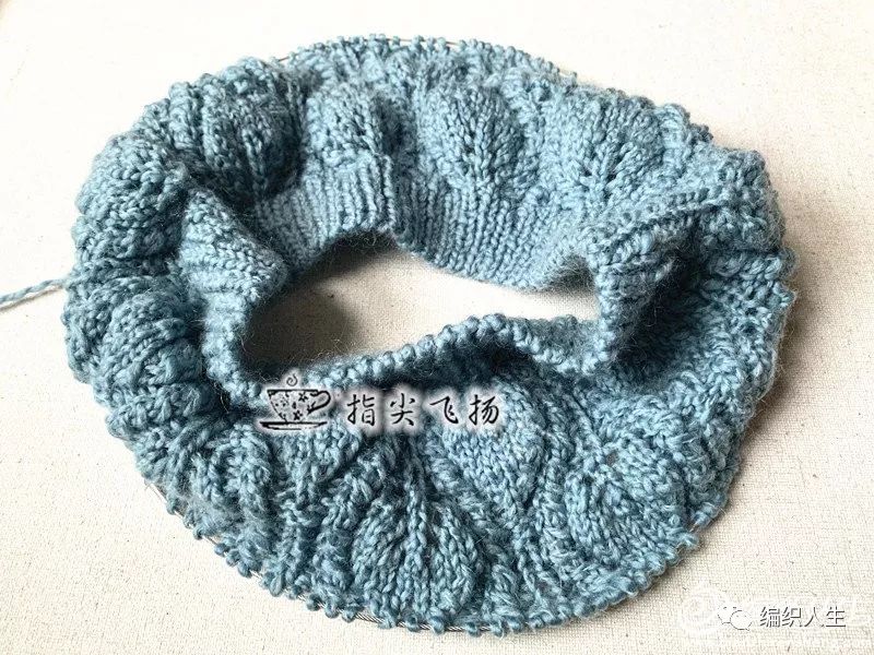 好看又实用的毛线叶儿帽，教你一顶云纹棒针叶子花贝雷帽