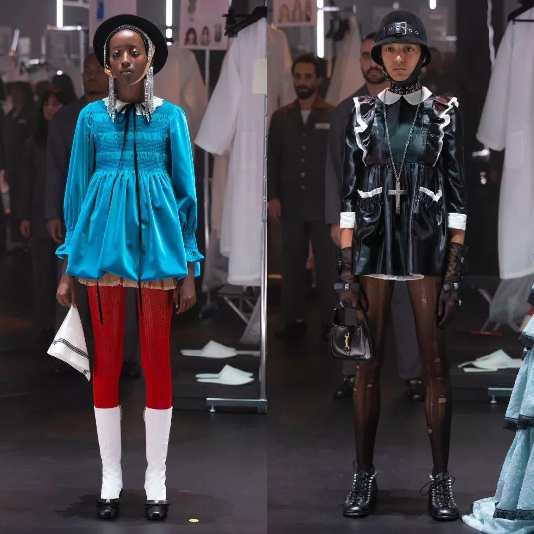 看gucci展穿搭,gucci大秀的衣服