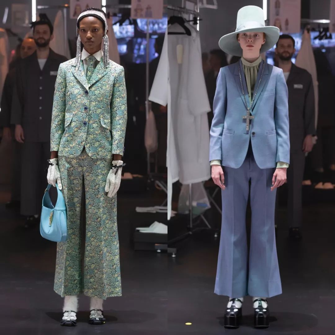 看gucci展穿搭,gucci大秀的衣服