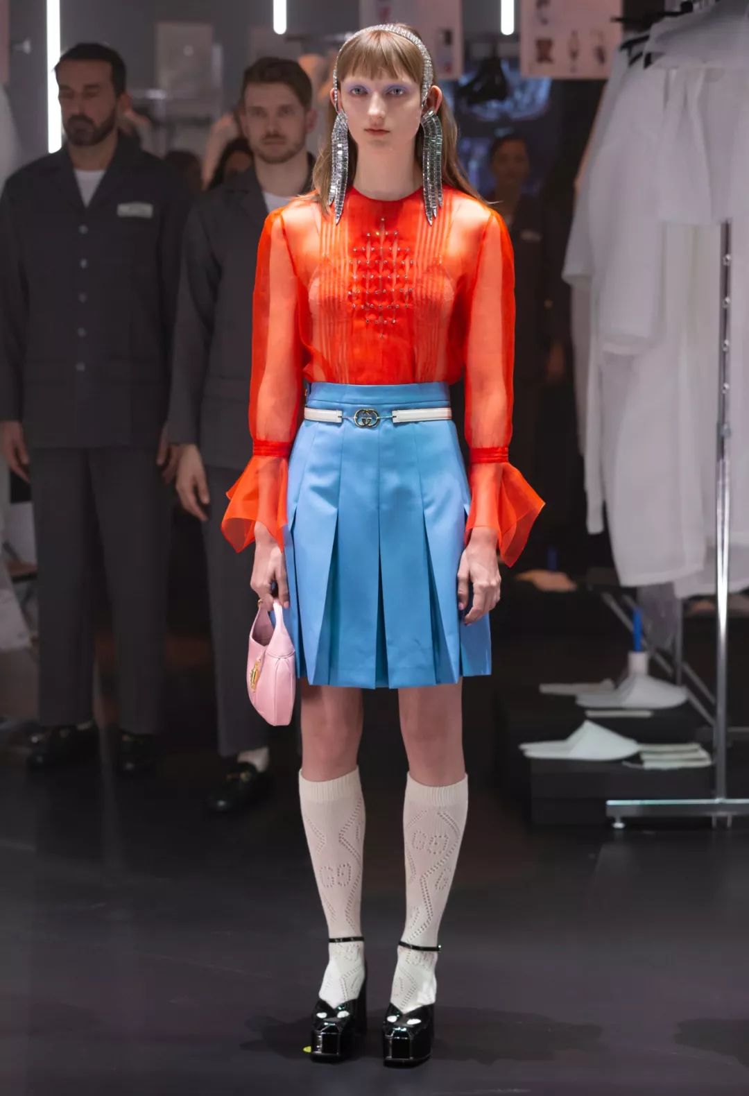 看gucci展穿搭,gucci大秀的衣服