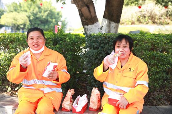 肯德基疫情餐,肯德基给疫情一线工作者送餐