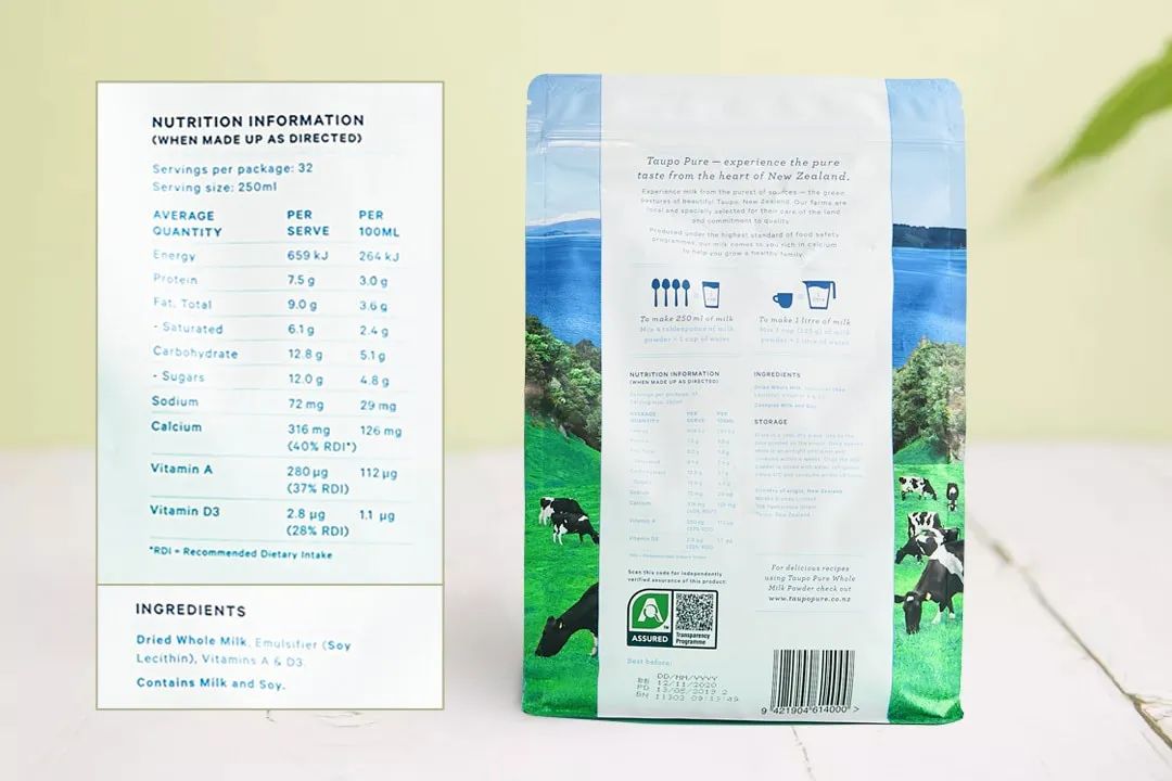 奶粉vd成分,添加vd的奶粉更好吸收钙吗