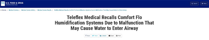召回日志|美国FDA发布多款医疗器械一级召回,雅培、泰利福等纷纷“中招”