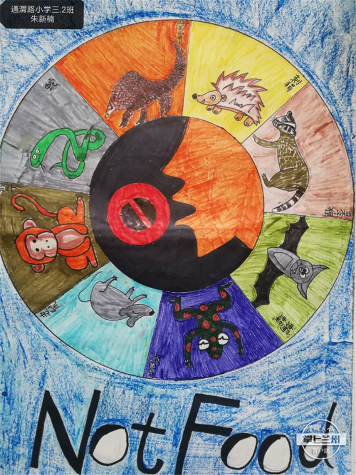 战疫儿童绘画作品500幅,小学生众志成城同心战疫绘画作品