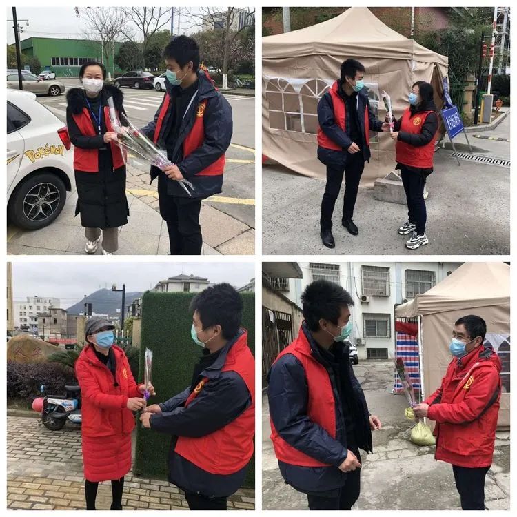 象山：千朵玫瑰送雷锋，致敬最美抗疫人！