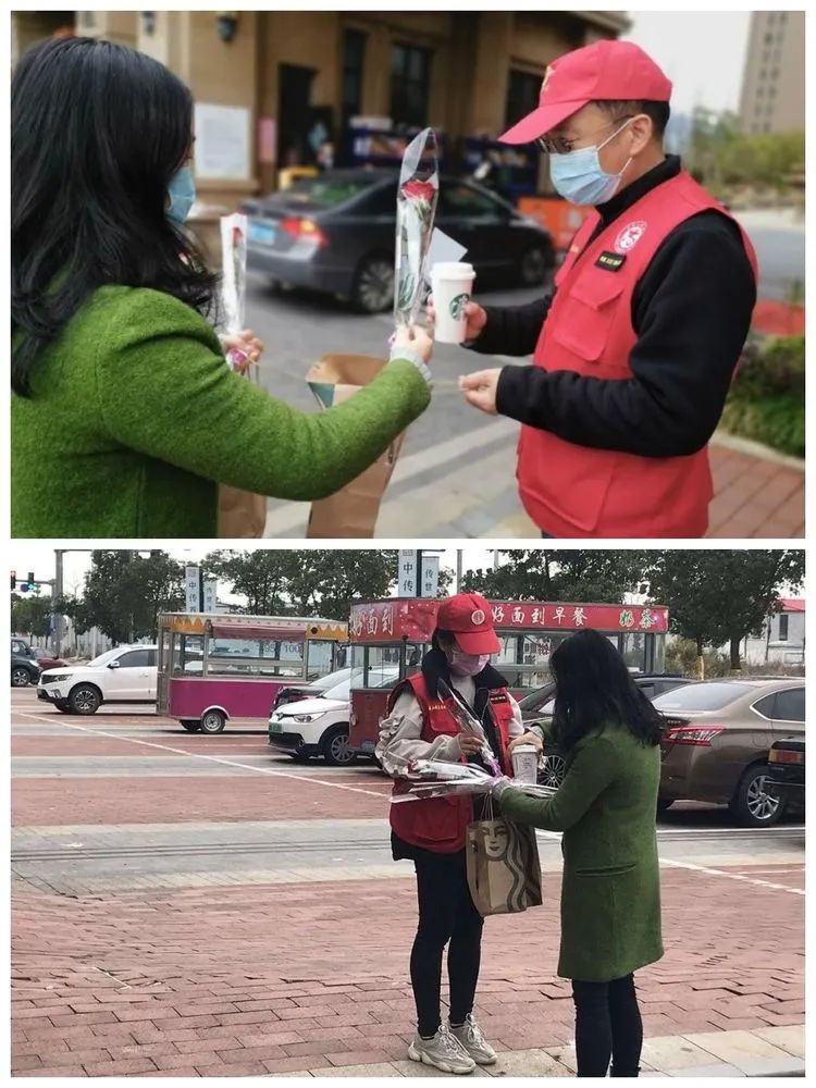 象山：千朵玫瑰送雷锋，致敬最美抗疫人！