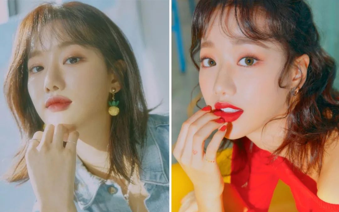 女爱豆仿妆教程,爱豆实际妆容与镜头里的妆容