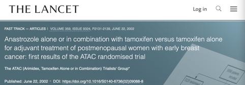 为她而知｜回眸阿那曲唑上市之旅，看20年乳腺癌治疗变迁