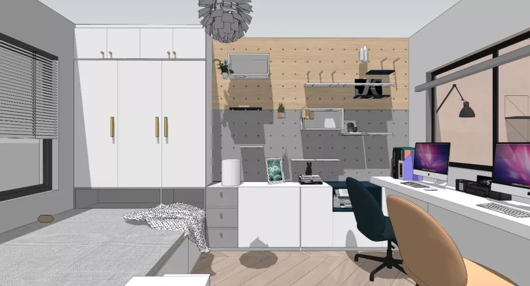 小卧室做地台放床垫,小户型房间地台做床好看吗