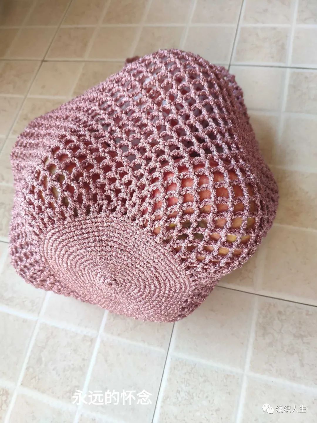 手工编织网兜手提袋,渔网袋的编织方法