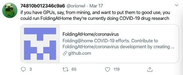 有想法！这群程序员试图用退役挖矿机协助消灭新冠状病毒