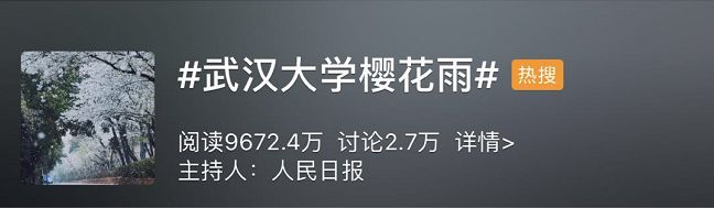 武大樱花雨现场,武大樱花周日还有票吗