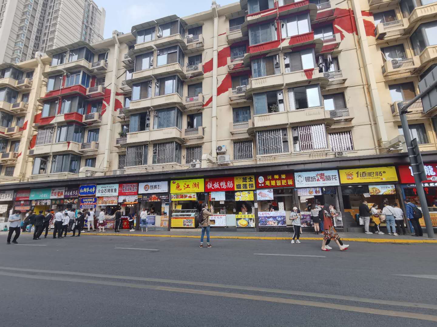 建设路各种小吃集合,建设路小吃一条街最火爆的小吃