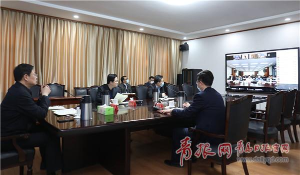 城阳关岭“千里视频连线”共商东西协作