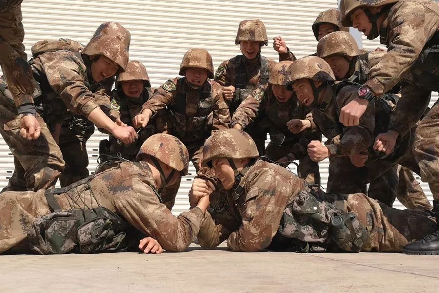 新兵战斗迷彩,新兵连的迷彩记