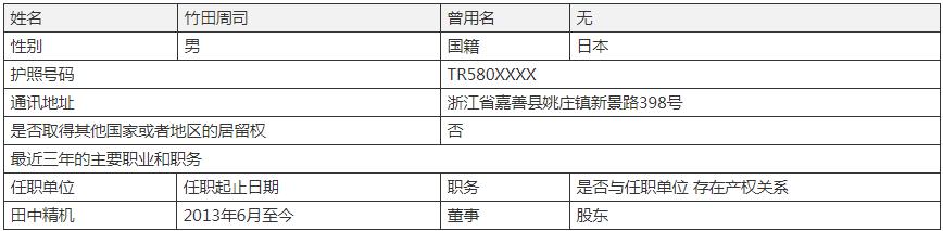 田中精机股份公司,田中精机最新收购消息