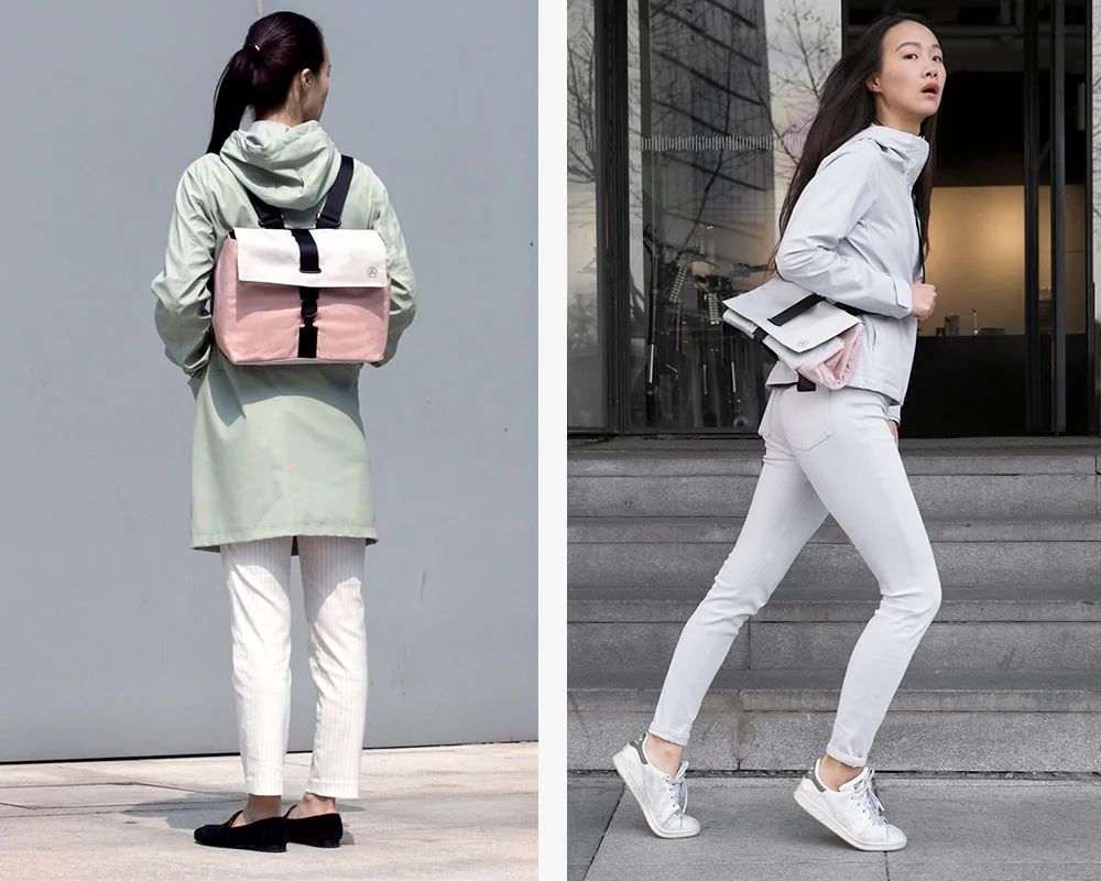 既能斜挎又能双肩的包,双肩包斜挎包单肩包三合一米奇