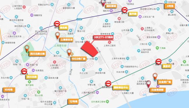 中海地产上海虹口拿地,中海地产虹口地块