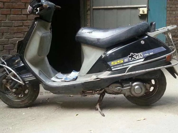 90年代汕头,骑90年代的摩托车去钓鱼