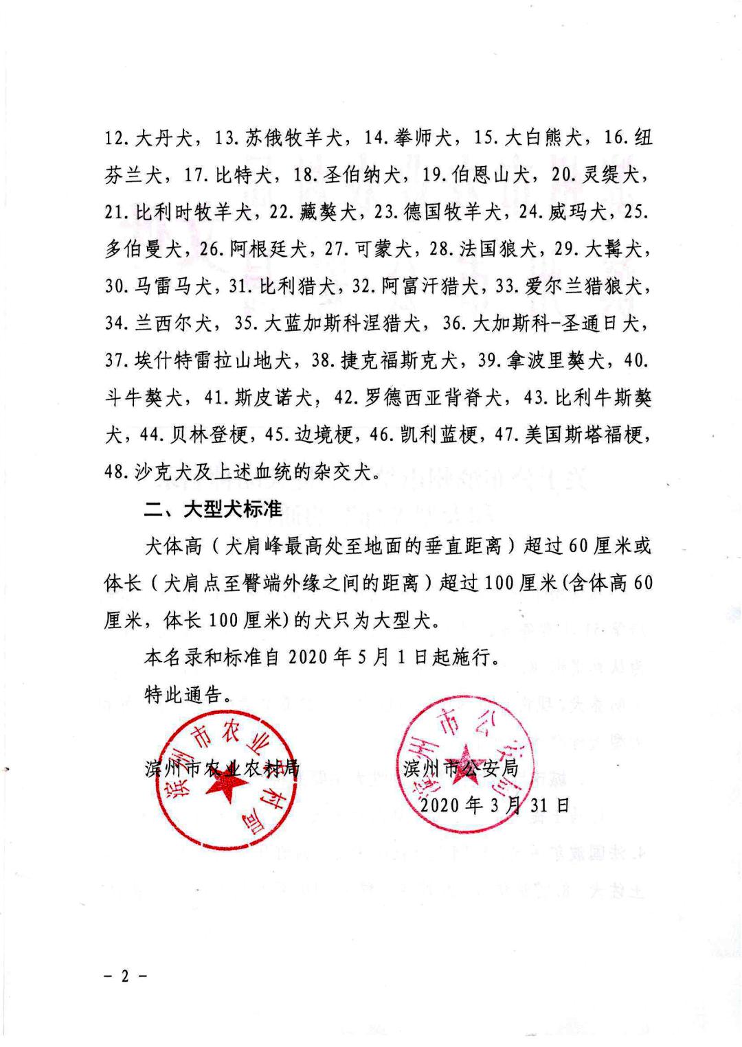 「FM889」定了!这48类烈性犬在滨州城市建成区禁养!5月1日起施行