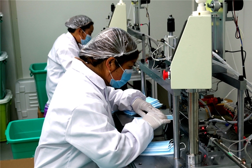 4天后30万只“汶川造”民用口罩将进军阿坝州市场