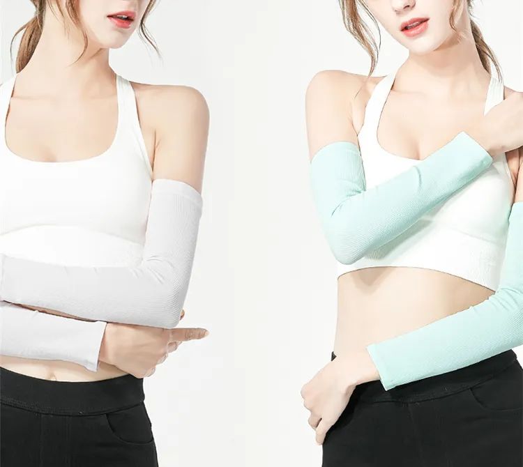 不怕晒黑的防晒冰袖,遮脸防紫外线冰袖