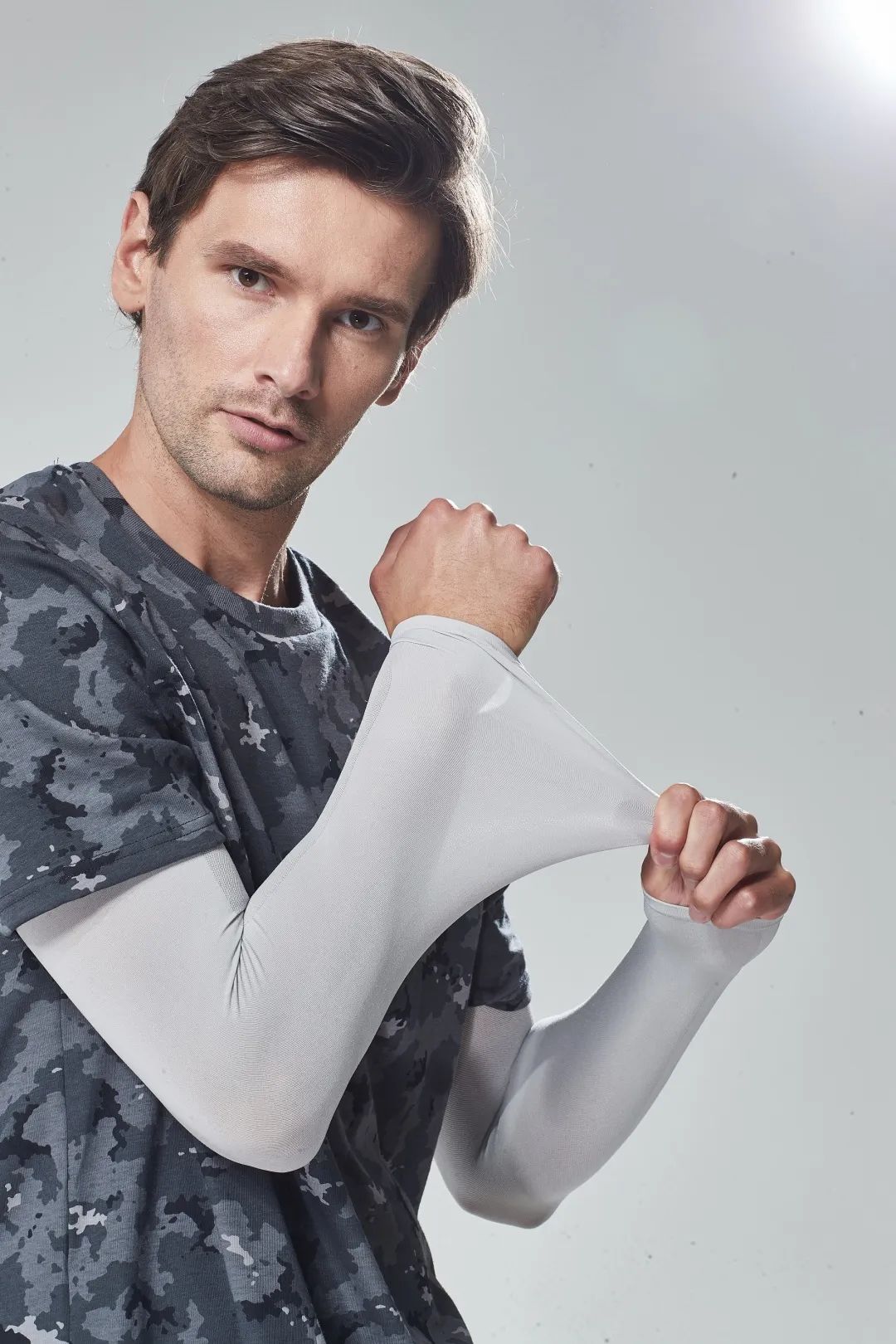 不怕晒黑的防晒冰袖,遮脸防紫外线冰袖