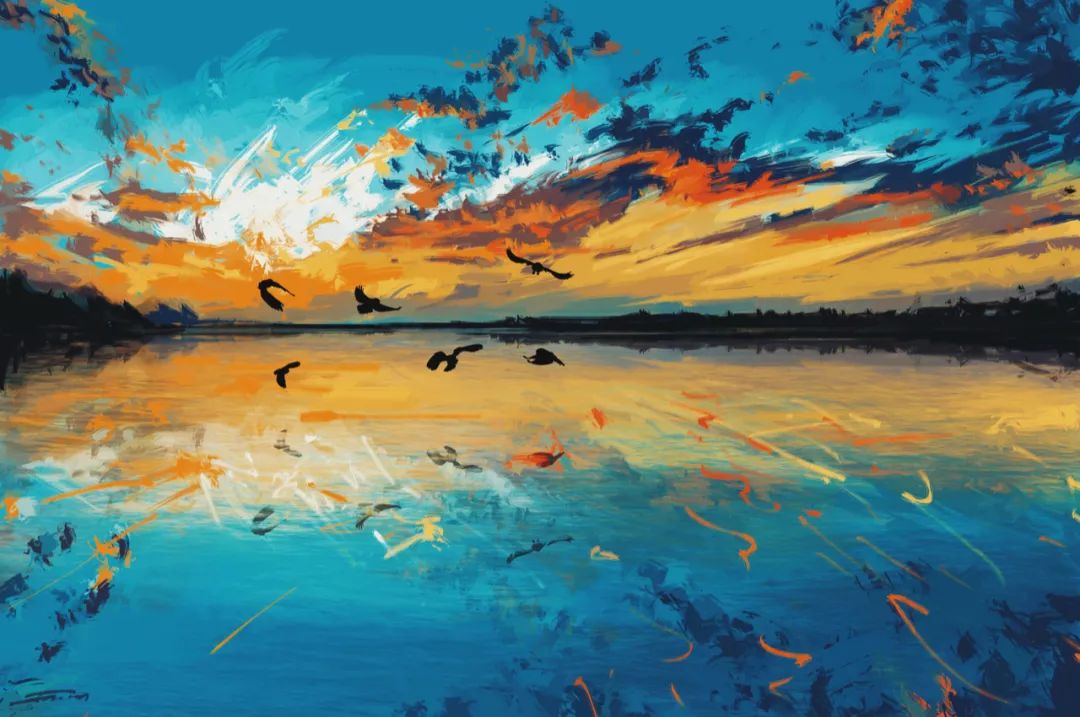 「追色逐影」PS板绘中的色彩流溢10节课报名啦，画出心灵角落上的感动和共鸣