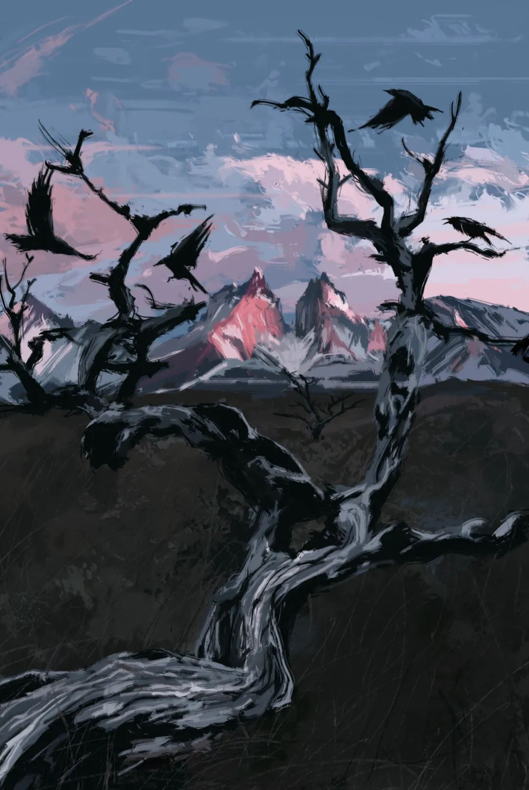 「追色逐影」PS板绘中的色彩流溢10节课报名啦，画出心灵角落上的感动和共鸣