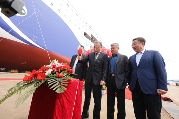 中华富强号豪华客滚船试航,中华富强号客滚船